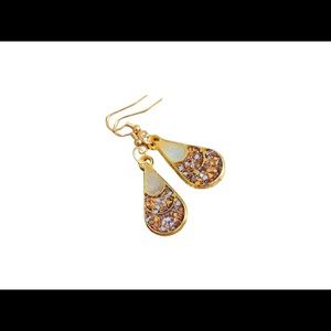 Custom, Handmade, Sparkle Teardrop Earrings